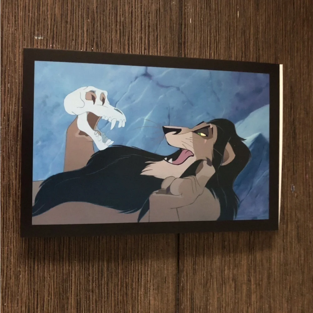 Disney Villains Postcards: The Lion King: Scar 5 pack.